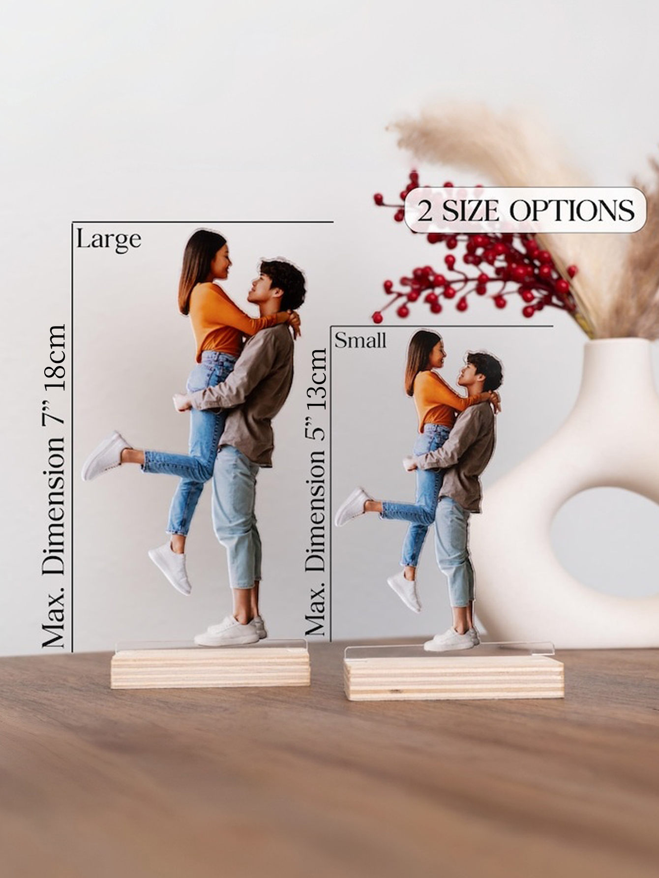 Personalized Acrylic Photo Silhouette Decoration